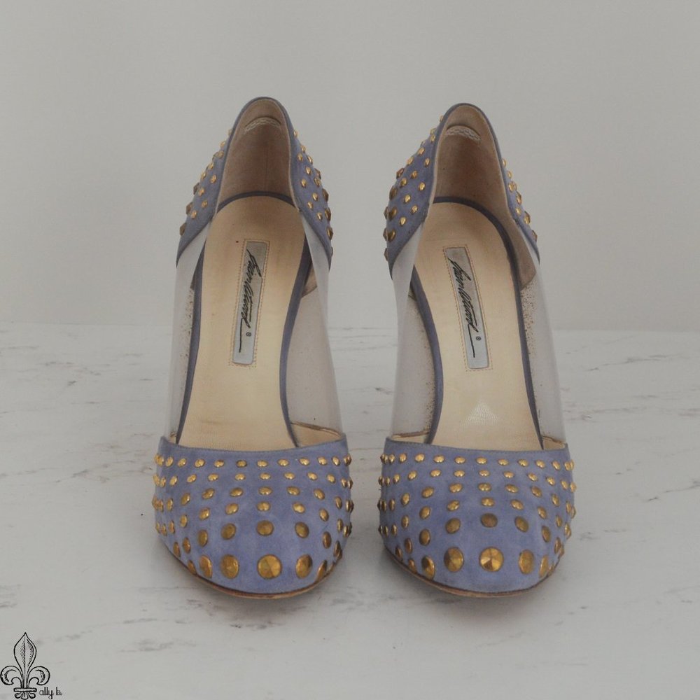 🐬Brian Atwood AUTH Suede heel🐬